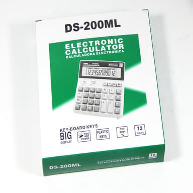 DS-200ML Klassisk miniräknare kalkylator - Stora knappar