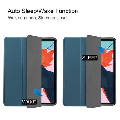 Apple iPad Air (2020) (2022)Slim fit tri-fold fodral - Grön