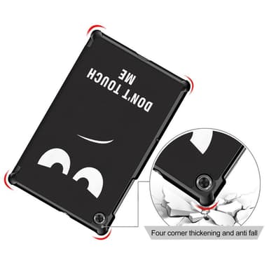 Tri-fold Fodral till Lenovo Tab M10 Plus FHD - Do not Touch Me
