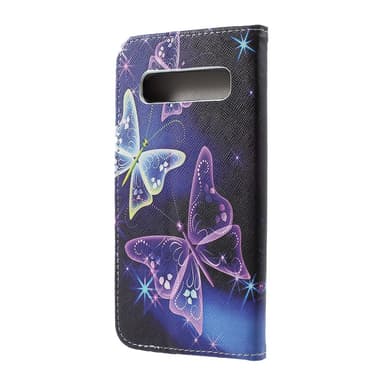Samsung Galaxy S10+ Plånboksfodral - Vivid Butterflies