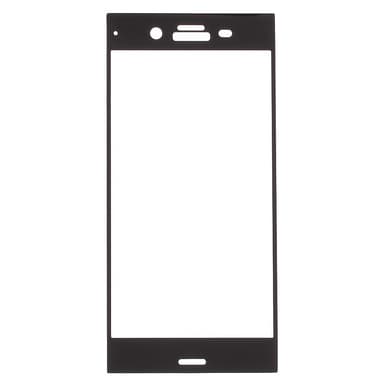 Sony Xperia XZ1 Härdat glas Curved Heltäckande - Svart