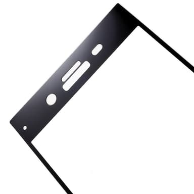 Sony Xperia XZ1 Härdat glas Curved Heltäckande - Svart