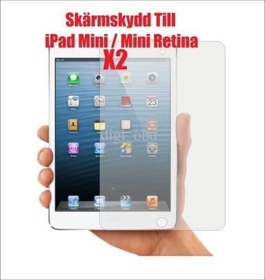 2x Skärmskydd till iPad Mini / Mini retina