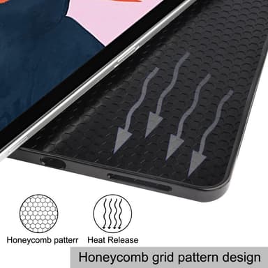 Apple iPad Air (2020) (2022) Slim fit tri-fold fodral - Svart