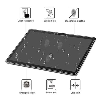 Microsoft Surface Go 2 / Go 3 Härdat glas 0.3mm 9H