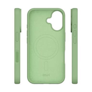 Etteri Silikonskal med MagSafe till iPhone  16 Plus - Grön