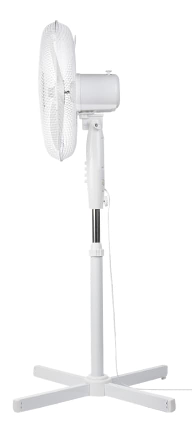 NORDIC HOME CULTURE Golvfläkt, 410 mm, tre hastigheter - Vit