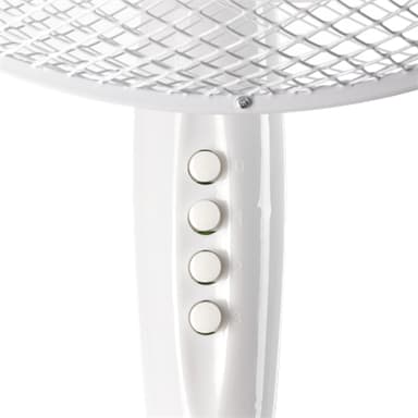 NORDIC HOME CULTURE Golvfläkt, 410 mm, tre hastigheter - Vit