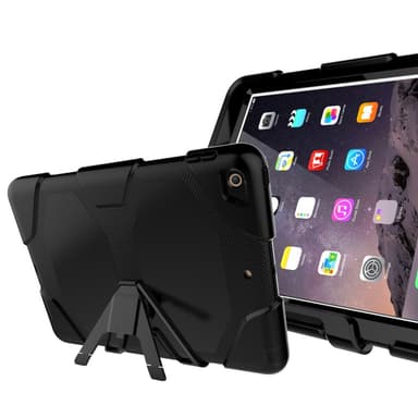 iPad 9.7 (2018) / iPad 9.7 (2017) Heavy Duty Armor skal - Svart