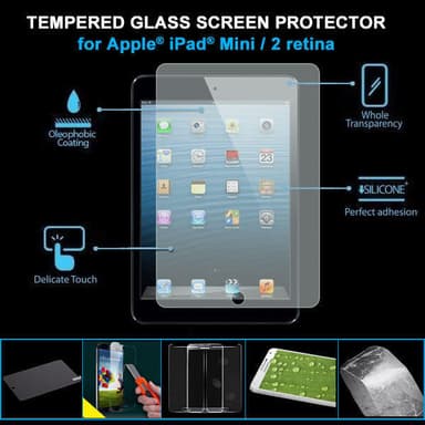 iPad Mini 1/2/3 Härdat glas 0,33mm 9H