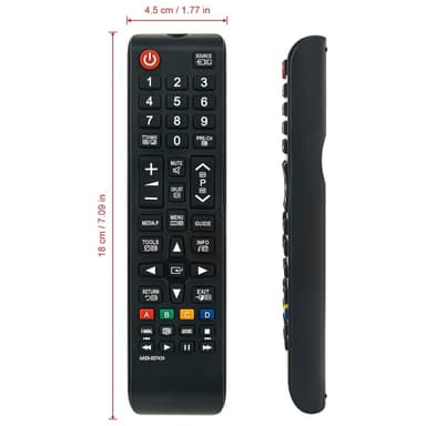 TV fjärrkontroll Ersättning för AA59-00743A Samsung TV