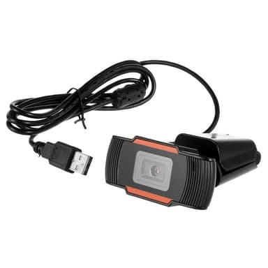 12MP pixlar HD 360 Webcam USB PC Laptop Kamera Svart