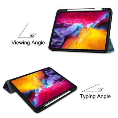 iPad Pro 11 2021 Slim fit tri-fold fodral - Space