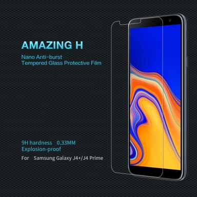 Samsung Galaxy J4+ Härdat glas 0,33mm NILLKIN Amazing H