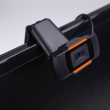 12MP pixlar HD 360 Webcam USB PC Laptop Kamera Svart