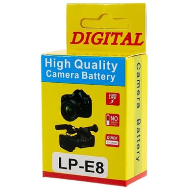 LP-E8 Batteri till Canon EOS 550D / 600D / 650D / 700D / 60D Etc