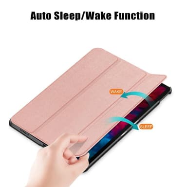 Tri-fold Fodral till Lenovo Tab P11 Pro TB-J706F - Rose Gold