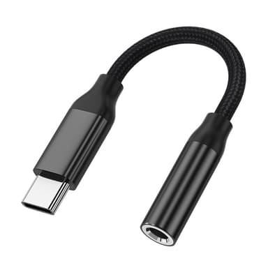 för t.ex iPhone 15 USB-C hane till 3,5mm hona AUX hörlursadapter