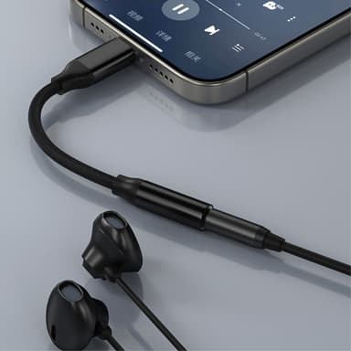 för t.ex iPhone 15 USB-C hane till 3,5mm hona AUX hörlursadapter