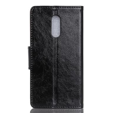 Nokia 6.1 Plus Plånboksfodral Textured Split - Svart