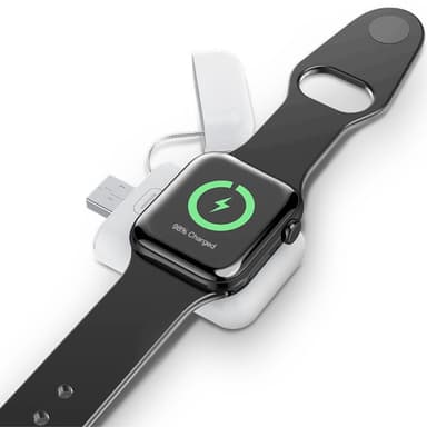 Qi Trådlös Powerbank Till Apple Watch Series 7/6/5/4/3/2/1