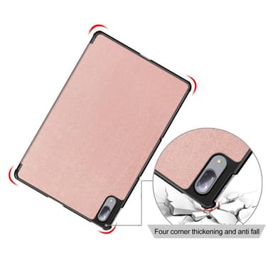 Tri-fold Fodral till Lenovo Tab P11 Pro TB-J706F - Rose Gold