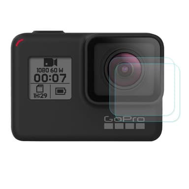 2 st HAT PRINCE Hero5 / Hero6 Tempered Glass 0.2mm