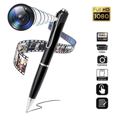 1080P Dold Kamera Penna videoinspelning Fotografering Ficka