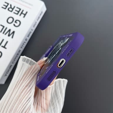 TPU telefonfodral Skal för iPhone 15 Pro Fodral Katt - Svart