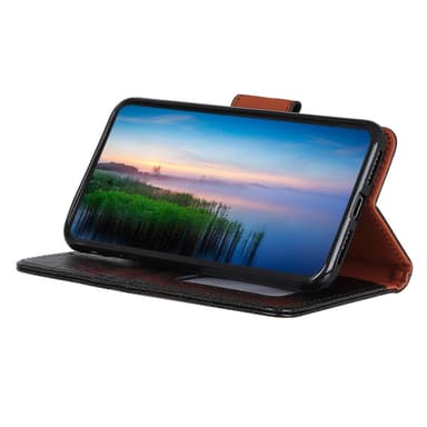 Samsung Galaxy A40 Plånboksfodral Textured Split - Svart