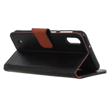 Samsung Galaxy A10 Plånboksfodral Textured Split - Svart