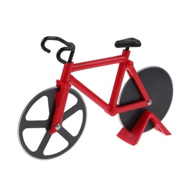 Pizzaskärare / Pizza Slicer Cykel - Röd