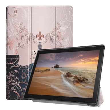 Tri-fold Fodral till Lenovo Tab E10 - English Characters