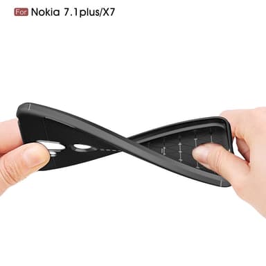 Nokia 8.1 TPU-skal Litchi Grain