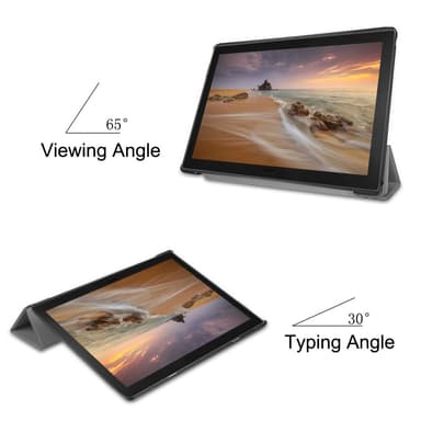 Tri-fold Fodral till Lenovo Tab E10 - Grå