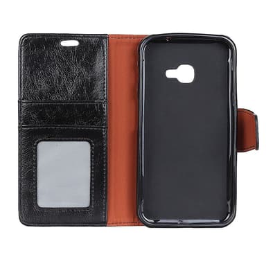 Samsung Galaxy Xcover 4s / 4 Plånboksfodral Textured Split - Svart