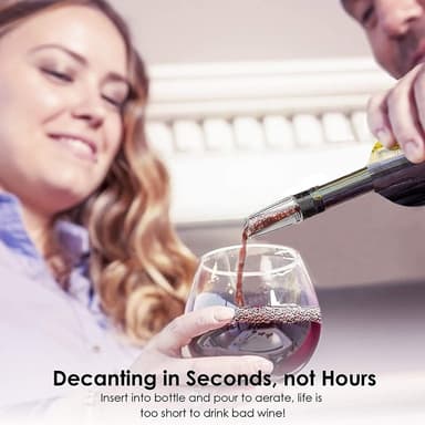 Snabbluftande Vin Häll Karaff Fast Aerating Wine Pourer Decanter