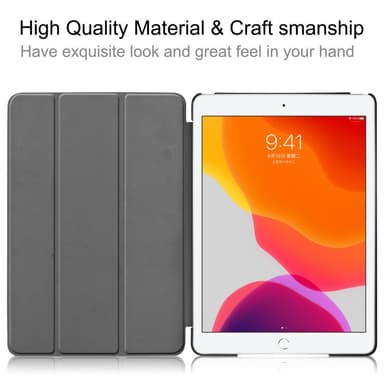 Apple iPad 10.2 2021/2020/2019 Slim fit tri-fold fodral - Grå