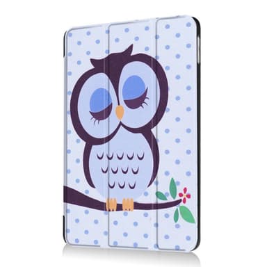 iPad 9.7"" (2017 / 2018) Slim fit tri-fold fodral - Napping Owl