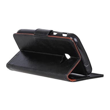 Samsung Galaxy Xcover 4s / 4 Plånboksfodral Textured Split - Svart