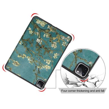 Apple iPad Pro 11 (2020) Slim fit tri-fold fodral - Peach Blossom