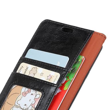 Samsung Galaxy Xcover 4s / 4 Plånboksfodral Textured Split - Svart