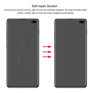 Samsung Galaxy S10+ HAT PRINCE Skärmskydd Heltäckande fingeravtryck