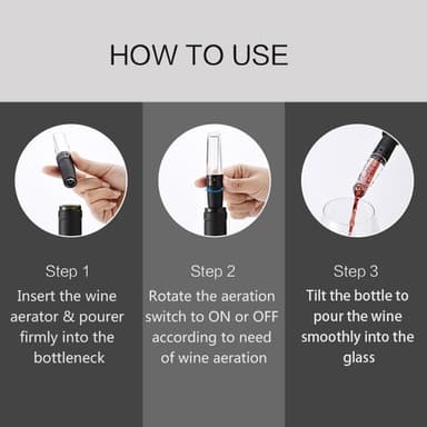 Snabbluftande Vin Häll Karaff Fast Aerating Wine Pourer Decanter