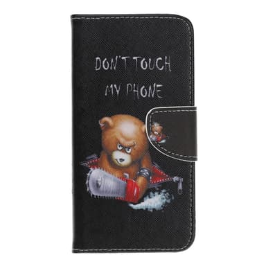 Samsung Galaxy A40 Plånboksfodral - Angry Bear and It's Warning