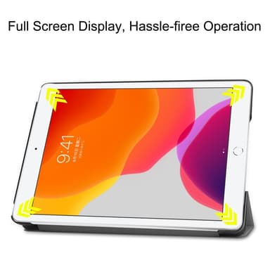 Apple iPad 10.2 2021/2020/2019 Slim fit tri-fold fodral - Grå