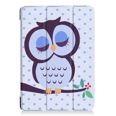 iPad 9.7"" (2017 / 2018) Slim fit tri-fold fodral - Napping Owl