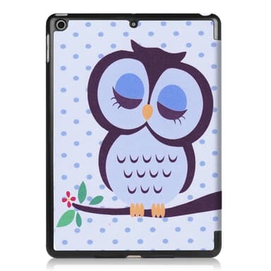 iPad 9.7"" (2017 / 2018) Slim fit tri-fold fodral - Napping Owl