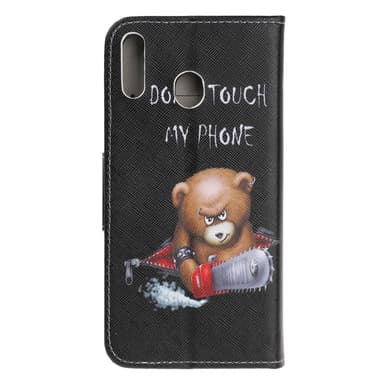 Samsung Galaxy A40 Plånboksfodral - Angry Bear and It's Warning