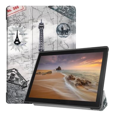 Tri-fold Fodral till Lenovo Tab E10 - Eiffel Tower